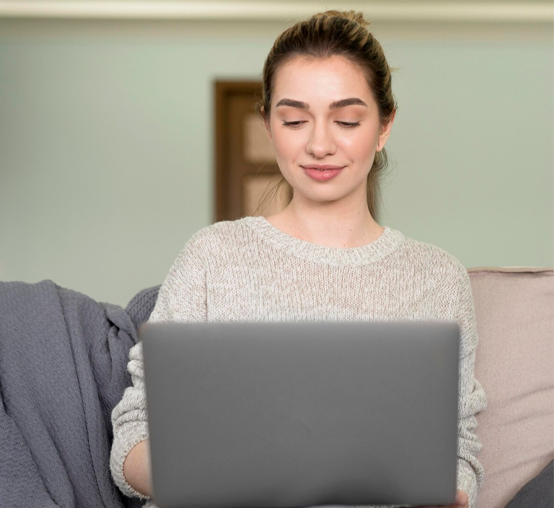 Client Connecting With A Therapist Through A Secure Video Session
